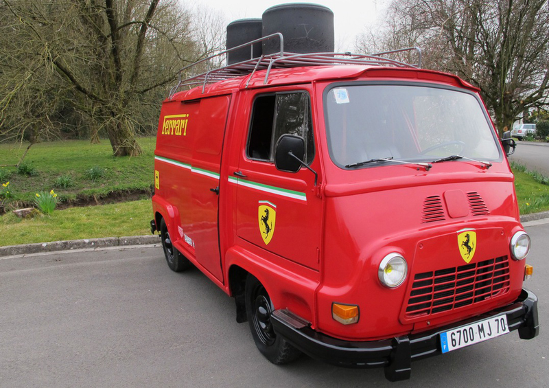 Illustration for article titled Niki Lauda's Ferrari Van From Rush Is Up For Grabs